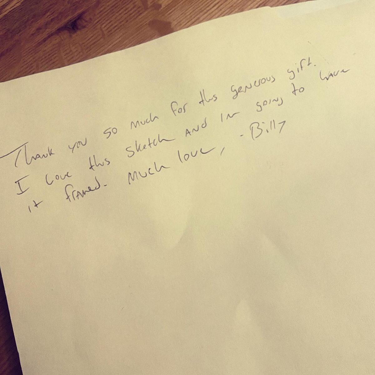 Note from Billy Strings