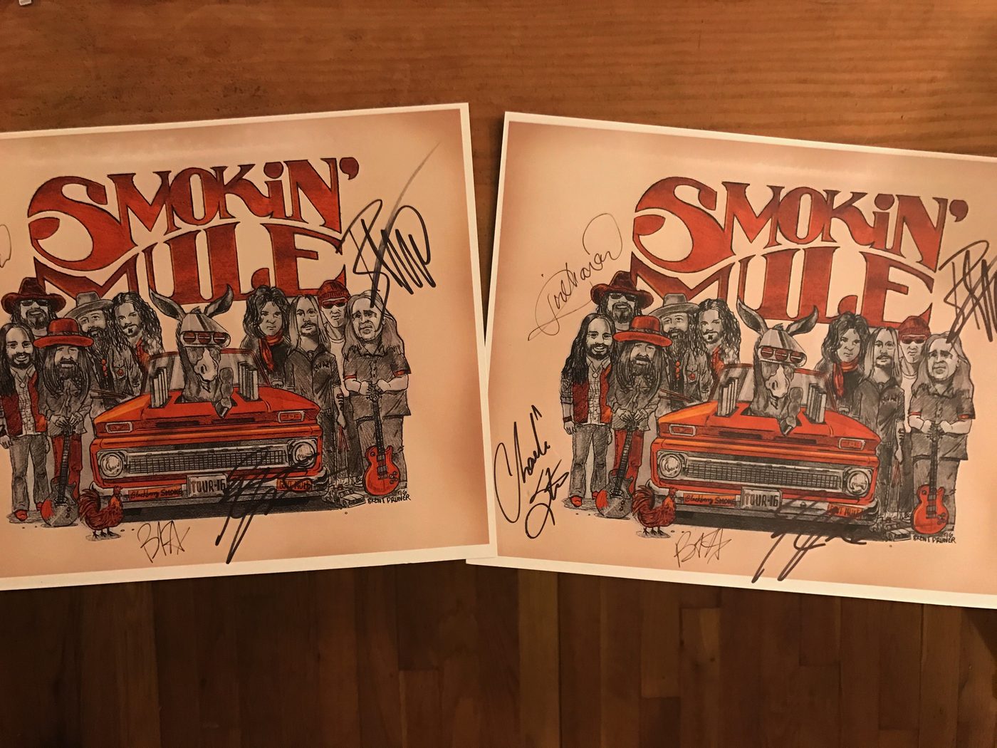 Smokin' Mule — signed print