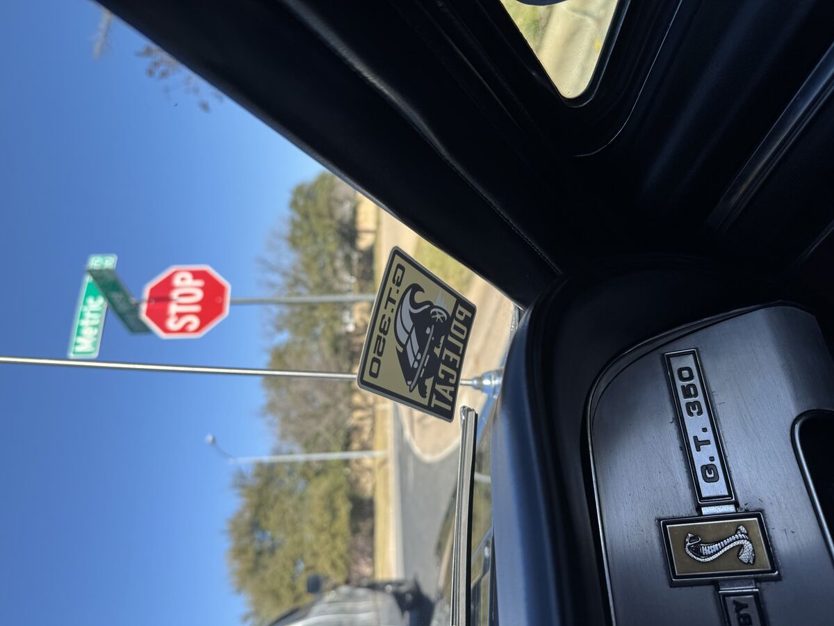 Polecat badge on the dash