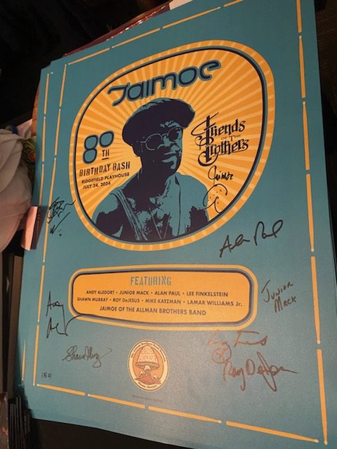 Signed poster detail