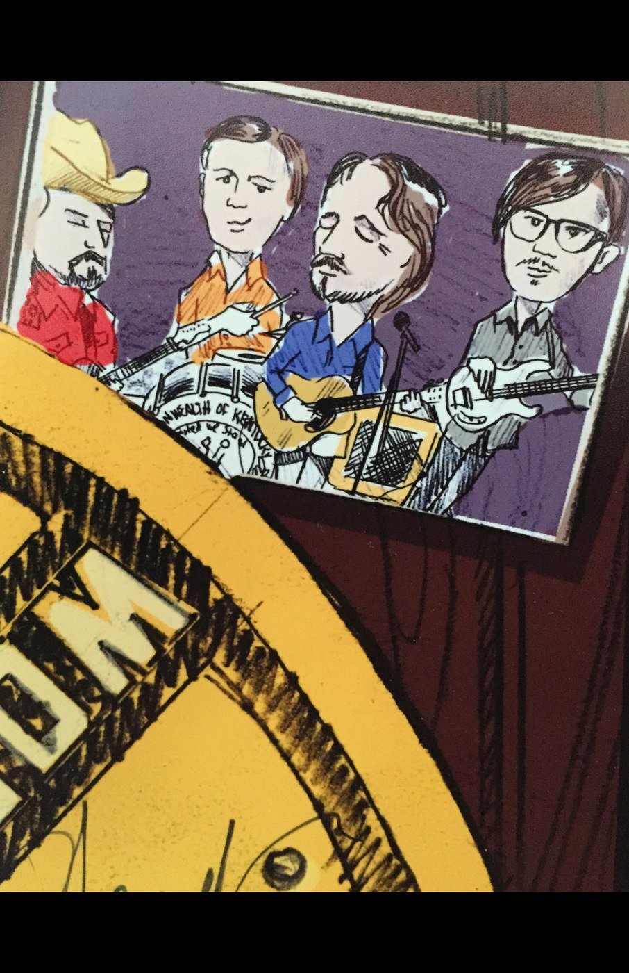 Sturgill Simpson gig poster — detail